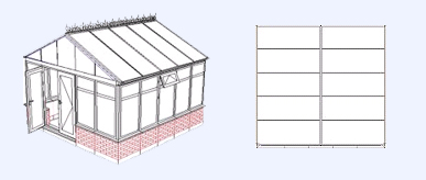 gable end  conservatory layout ipswich