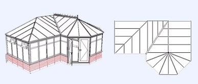 p-shape conservatory layout ipswich